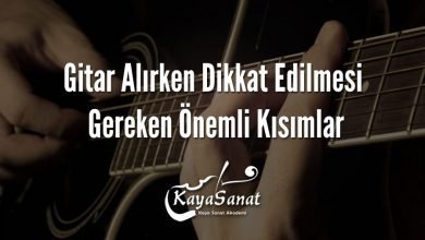 Gitar Alırken Dikkat Edilmesi Gereken Önemli Kısımlar