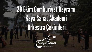 29 Ekim Cumhuriyet Bayramı Kaya Sanat Akademi Orkestra Çekimleri