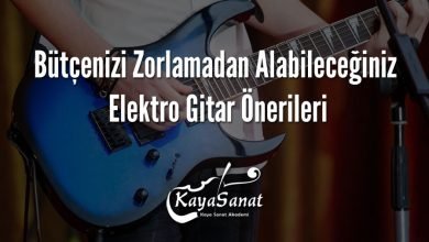 Bütçenizi Zorlamadan Alabileceğiniz Elektro Gitar Önerileri