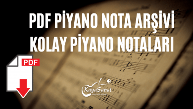 Piyano Notaları Pdf - Piyano Notası