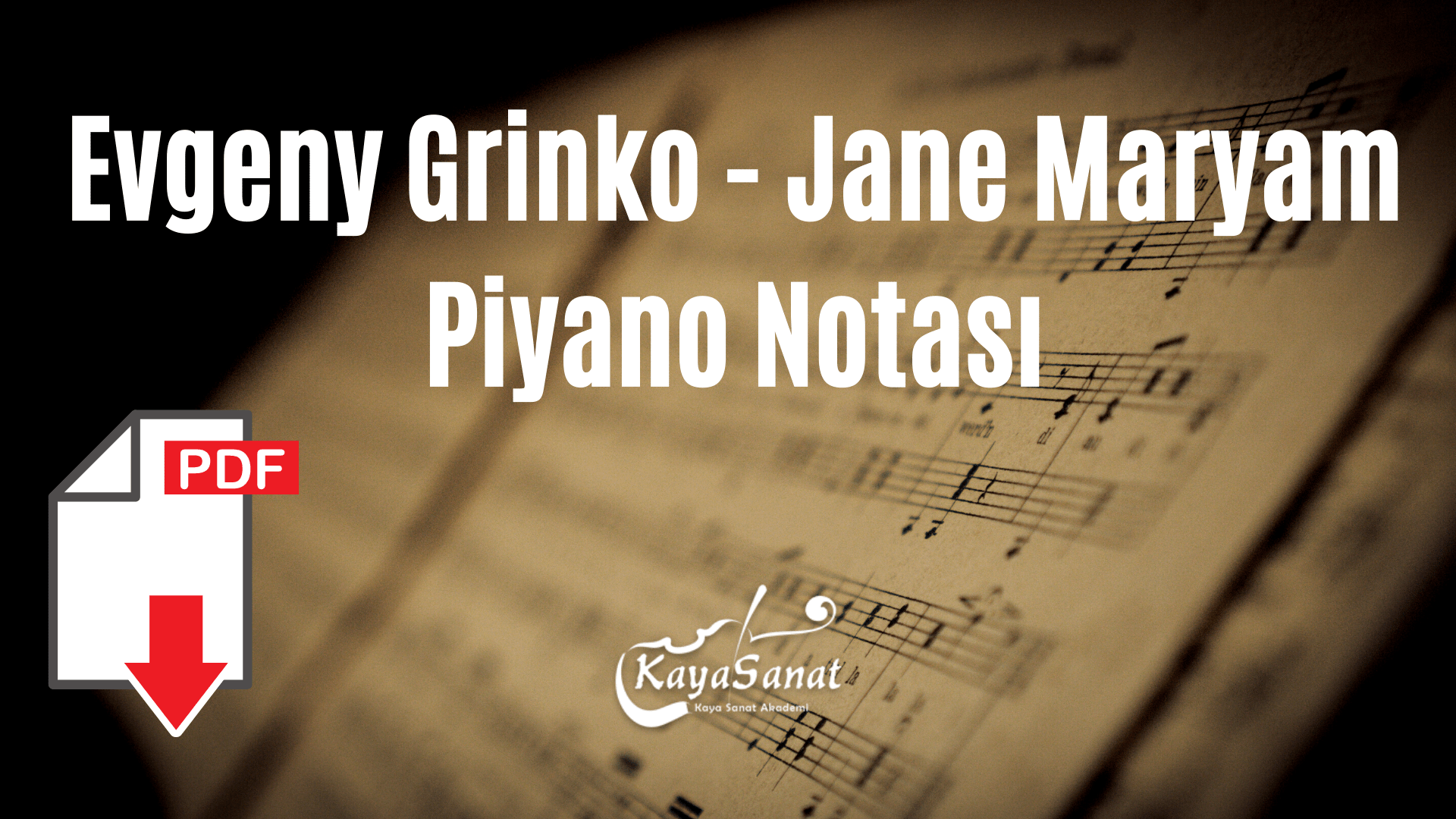 Piyano Notaları Pdf - Piyano Notası